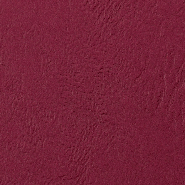 GBC High Quality A4 LeatherGrain Binding Covers, DARK RED,  Pack 100