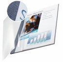 Leitz impressBIND  A4 Soft Blue, Clear Front 10.5mm, 71-105 Sheet, Portrait Channelbind Covers, Pack 10