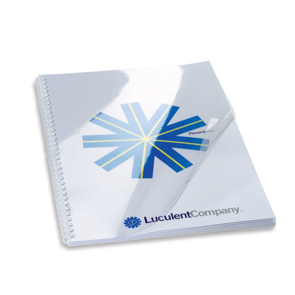 Imagemaker A4 Binding Covers - All Finishes - Clear & Colour