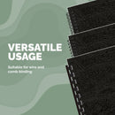 Fellowes RESPONSIBLY SOURCED A4 Black Leathergrain 250gsm Binding Covers, Pack 100