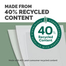 Fellowes RECYCLED CONTENT A4 Clear 200 micron PVC Binding Covers, Pack 100