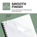 Fellowes RECYCLED CONTENT A4 Clear 200 micron PVC Binding Covers, Pack 100