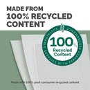 Fellowes RECYCLED CONTENT A4 Clear 200 micron PET Binding Covers, Pack 100