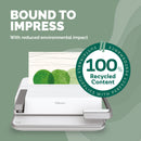 Fellowes RECYCLED CONTENT A4 Clear 200 micron PET Binding Covers, Pack 100