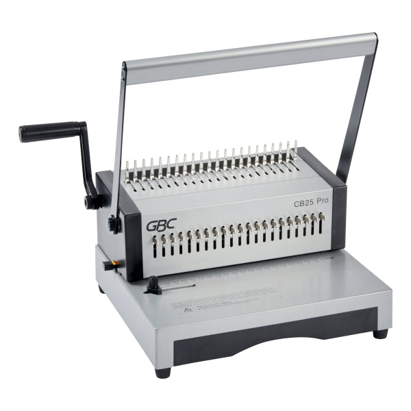 GBC CombBind CB25 Pro Manual Heavy Duty Comb Binding Machine, 4410037