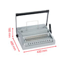 GBC Multibind MB20 Heavy Duty Manual A4 & A5 Comb & Wire Binding Machine, 4410039