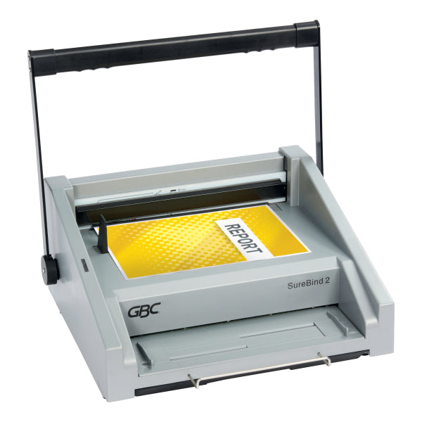 GBC Surebind 2 Heavy Duty Manual Strip Binding Machine - 500 Sheet Capacity - 10-Prong, 4410040