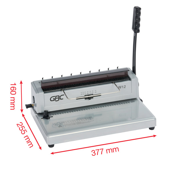 GBC W12 Manual Wire Binding Machine, 3:1 Wires, 4410043