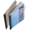 Leitz impressBIND  A4 Soft Blue, Clear Front 14mm, 106-140 Sheet, Portrait Channelbind Covers, Pack 10