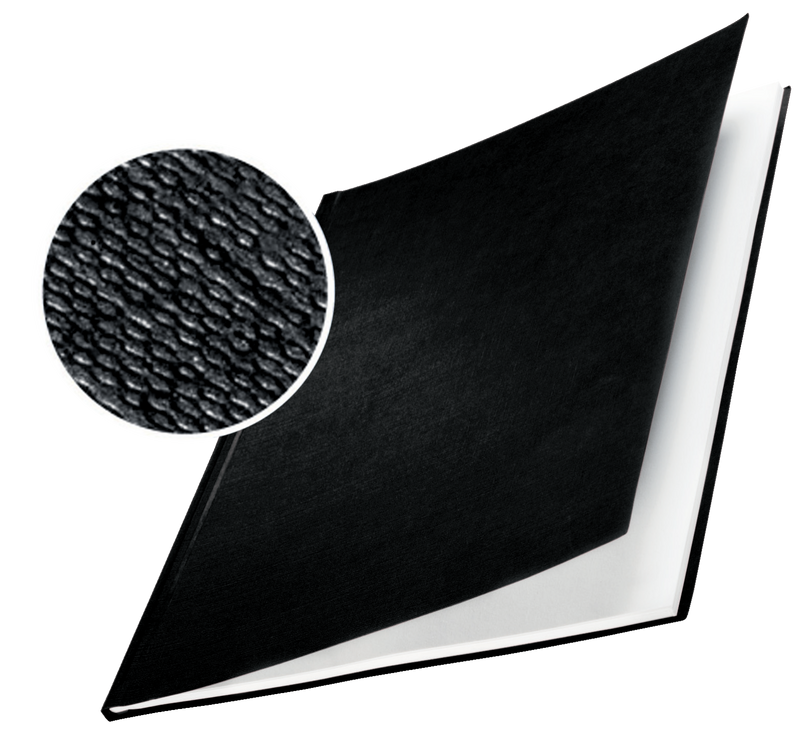 A4 Hardback Black 24.5mm, 211-245 Sheet, Portrait Channelbind Covers, Pack 10