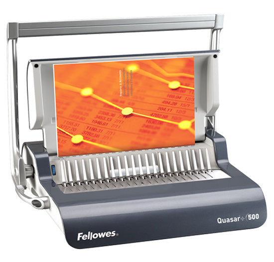 Fellowes Quasar+ 500 Office Manual Comb Binding Machine